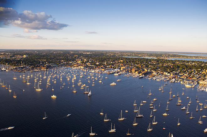 A birds-eye view of Newport Harbor.  © Onne van der Wal http://www.vanderwal.com/